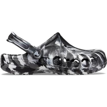 Imagem de Sandália crocs baya marbled clog black/white - 41