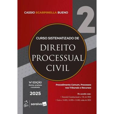 Imagem de Curso Sistematizado de Direito Processual Civil - Vol. 2 - 14ª Edição 2025