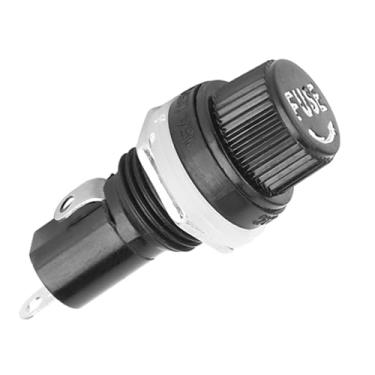 Imagem de Caixa do Suporte para Fusíveis de Parafuso Pesado para Fusíveis de Tubo de Vidro 5x20mm - Retardador de Chama e Seguro de Uso - Projetado para Desempenho Estável - Ideal para Aplicações Automotivas