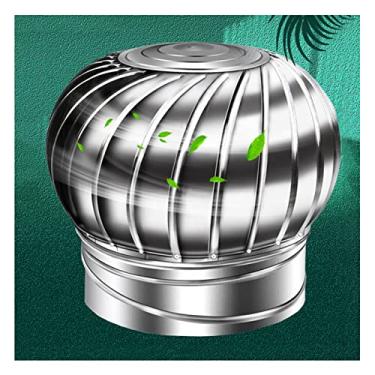 Imagem de Ventilador de turbina giratória, capa de lareira de ventilação, capa de lareira de ventilação giratória de aço inoxidável tampa de tampa de tampa de tampa de chaminé giratória de aço inoxidável