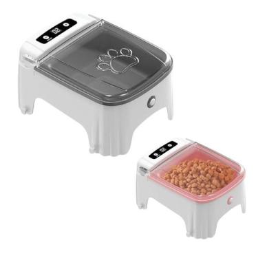 Imagem de Comedouro Alimentador Inteligente Temporizador Com Sensor De Presença 