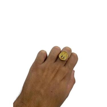 Imagem de Anel Nossa Senhora Aparecida Regulável - Banhado A Ouro 18K - Tojoia18