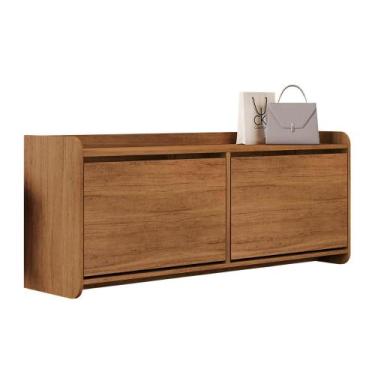 Imagem de Sapateira Banco Dalia Quarto com 2 Porta Basculante - CASA D, Cedro