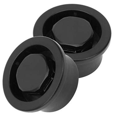 Imagem de 2PCS PVC Surfboard Paddle Board Hole Hole Acessório à Prova D'água da Respiração Automática, Resistência à UV, Leve, Resistente para Stand-up Paddle, Barcos, Preto (Preto)