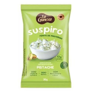 Imagem de Suspiro Proteico Pistache Com Whey Protein 30g La Ganexa