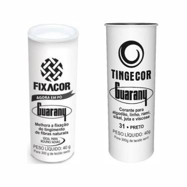 Imagem de Kit FixaCor + Corante de Roupas Preto Guarany