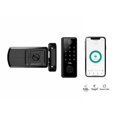 Imagem de Fechadura Digital Abertura Com Biometria, Senha E Celular BT-100 Bio APP