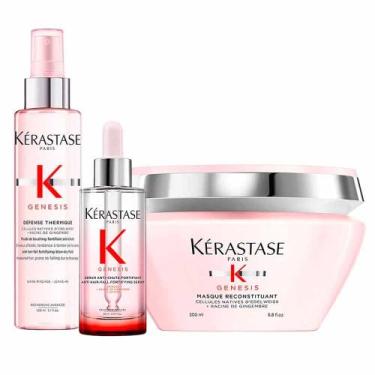 Imagem de Kérastase Genesis Kit -Máscara + Protetor Térmico + Sérum Finalizador 