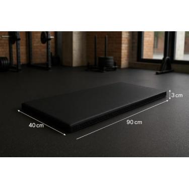 Imagem de Colchonete Academia (90x40x3cm) - material sintético Black - Lucas com