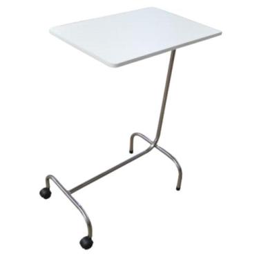 Imagem de Mesa de Refeição Hospitalar Com Rodízios Inox - Metal Solution