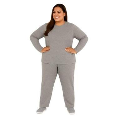 Imagem de Pijama Plus Size Comfort Moletinho Feminino Victory-Feminino