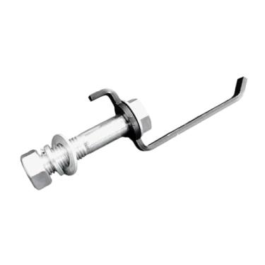 Imagem de simhoa Suporte de gancho para rack de agachamento, faça você mesmo, gancho de armazenamento multiuso de metal, acessório de rack de energia para coleiras de