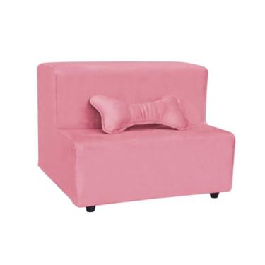 Imagem de Escadas Escadinha Pet 2 Degraus Rampa para Gato e Cachorro(Rosa)