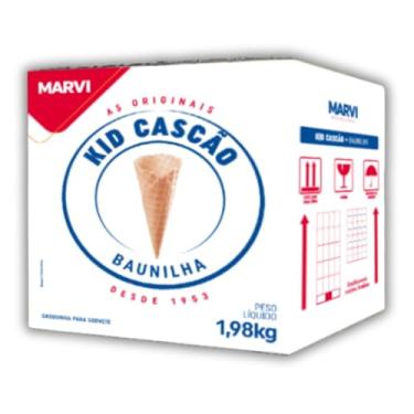 Imagem de Cone Cascão De Sorvete Kid Cascão Caixa C/120 1,98 Kg