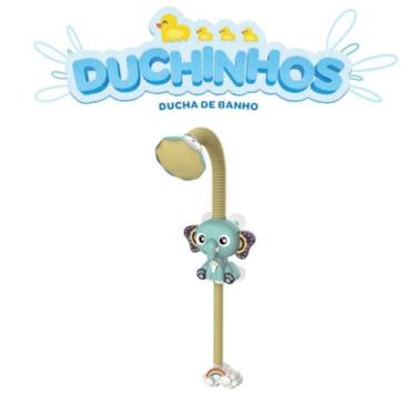 Imagem de Ducha de Banho Infantil Elefantinho Brinquedo Crianças Banho - Zoop