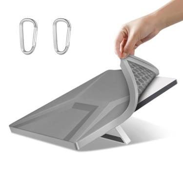 Imagem de GEEKERA Mini capa protetora Starlink, acessórios de antena parabólica Starlink, proteção total à prova d'água, anti-queda, ganchos gratuitos para atividades ao ar livre, viagens, acampamento