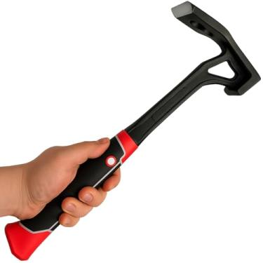 Imagem de Enxó Martelo 38cm Plaina Manual Extrator De Prego Carpinteiro Goivo