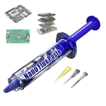 Imagem de Pasta Fluxo De Solda - Pasta de Fluxo Sem Necessidade de Limpeza para Reparações Elétricas | Ferramentas de Soldadura Solução Portátil para Utilização