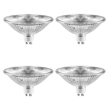 Imagem de LED 75R111GU10/FL R111 PAR36 refletor de holofote interno GU10 base de torção de dois pinos 13W substituição lâmpada de halogêneo de 75 watts para iluminação de pista em estúdio de cozinha 1000lm