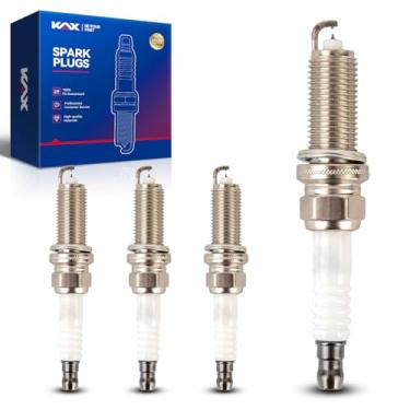 Imagem de KAX Velas de ignição XP5683 Double Iridium Pacote com 4, Apto para Altima Corolla Rogue Outback Forester Prius Crosstrek Maxima Murano QX60 Legacy Sentra Pathfinder XV Crosstrek Rogue Select CT200h