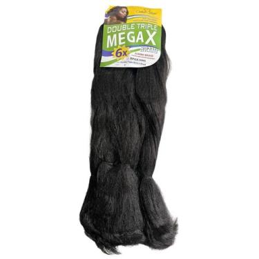 Imagem de Kanekalon Jumbo Para Tranças Box Braid MEGAX 400g Fibra Especial - Imp