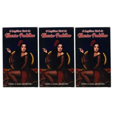 Imagem de Kit 3 O Tarô Da Maria Padilha 36 Cartas Plas+Man