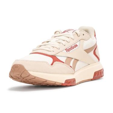 Imagem de Reebok Tênis unissex Glide DMX para adultos, Giz/argola/vermelho terra, 5 Women/3.5 Men