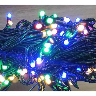 Imagem de PISCA-PISCA 10M 110V Colorido com 8 Funções - VMP2