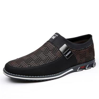 Imagem de Veslexth Sapatos Casuais Masculinos Veslesth, Tênis, Mocassins, Confortáveis, Para Caminhada, Moda Dirigir, Couro De Luxo, Homens, Negócios, Trabalho, Escritório, Vestido, Ao Ar Livre