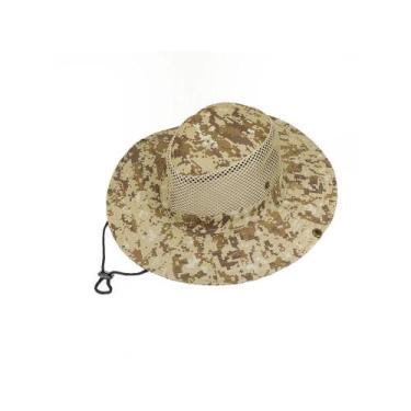 Imagem de Chapéu De Pescador Com Aba Larga E Camuflagem Digital Para Pesca, Mont