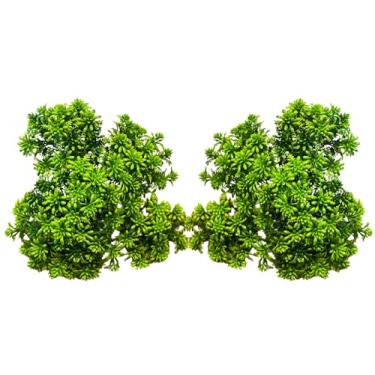 Imagem de KINDU 2 unidades Buquê Artificial de Mini Suculentas