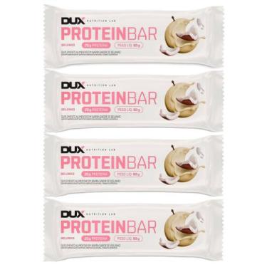 Imagem de Kit 4 Barra de Proteína Dux Proteinbar Beijinho 20g de Proteína com 60