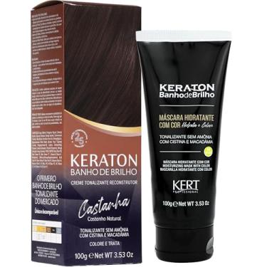 Imagem de Banho De Brilho Keraton 100G Castanha
