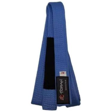 Imagem de Faixa De Kimono Jiu Jitsu Torah Master Com Ponta Roxo/Preto