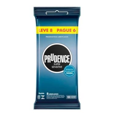 Imagem de Prudence Preservativo Lubrificado Super Sensitive Leve 8 Pague 6