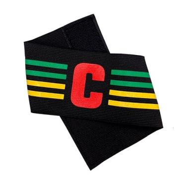 Imagem de Faixa de Capitão Futebol Estilo Boleiro Linha Gold Jamaica