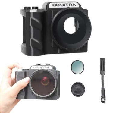 Imagem de Coyktonty Gaiola de câmera/suporte de alça de câmera para câmera Insta360 Go Ultra com filtro UV e alça de pulso