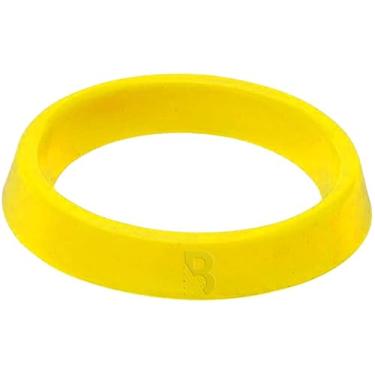 Imagem de Copo de bola de boliche BSI – Suporte de bola premium de 10 cm, copos de limpeza, polimento e exibição, compatível com uma variedade de bolas esportivas e de boliche, amarelo