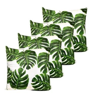 Imagem de Kit 4 Capas De Almofada Costela De Adão Jacquard Luxo (50x50)