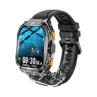 Imagem de Relógio Inteligente Masculino AMOLED De 1,96 Polegadas Com GPS, À Prov