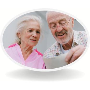 Imagem de Telha fotográfica comemorativa cerâmica Bethel Italy Oval à prova d'ág