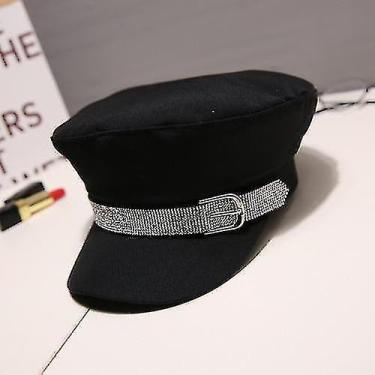 Imagem de Chapéus chapéu militar boné de marinheiro de algodão outono - HUOGUO