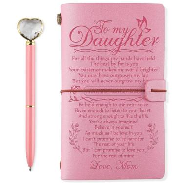 Imagem de Jornal PRSTENLY Leather com caneta de diamante de 140 páginas para fil