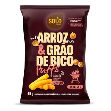 Imagem de Snack Puffs Arroz E Grão De Bico Barbecue Solo Snacks 45G