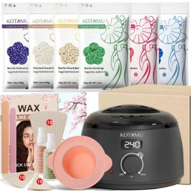 Imagem de Kit de depilação KOTAMU Professional Wax Aquecedor de Depilação