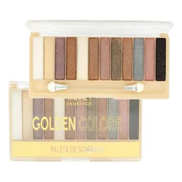 Imagem de PINK21 PALETA SOMBRA GOLDEN COLORS CS4286 COR 1