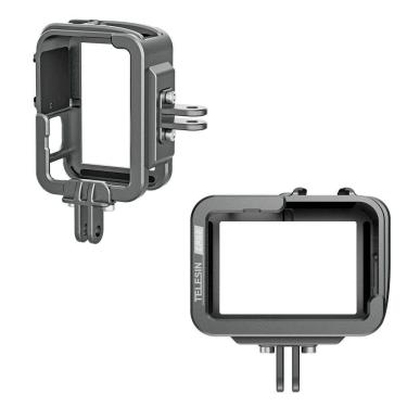 Imagem de Frame Alumínio Horizontal E Vertical Gopro 12-11-10-9 - Telesin