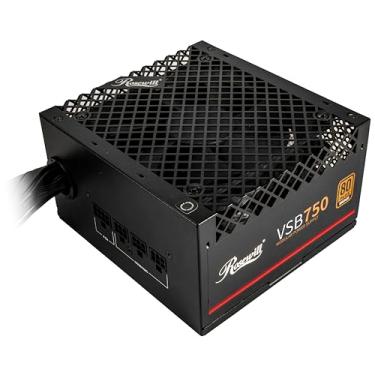 Imagem de Rosewill VSB 750W 80+ bronze, compatível com ATX 3.0 e 3.1, fonte de alimentação semimodular, conector PCIe 5.1 12V-2x6, capacitor japonês de 105°C/105.0 °C, ventilador silencioso ICB de 120 mm