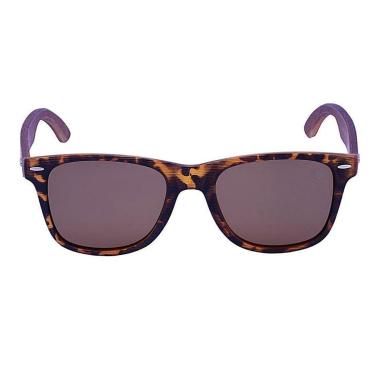 Imagem de Óculos De Sol Esportivo Wayfarer Acetato Haste Madeira Polarizado Mackage - Sunset-Masculino