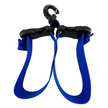 Imagem de Lljsszr Alça para Nadadeiras de Mergulho, Fivelas para Nadadeiras de Mergulho, Estojo Leve para Equipamento de Mergulho Livre, Acessórios para Mergulho Livre, Azul